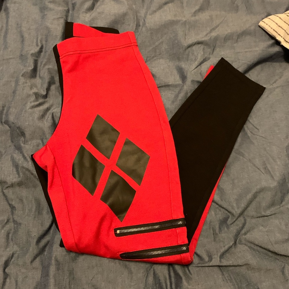 New Harley Quinn Costume Leggings